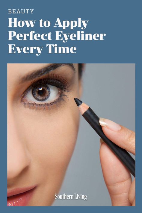 Once you've nailed down the proper eyeliner technique, we'll serve as your guides on the journey to perfecting your lash-line look. Ways To Wear Eyeliner, How To Apply Eyeliner Pencil, Eyeliner How To, Eyeliner Pencil Tutorial, How To Put On Eyeliner, Easy Eyeliner Looks, How To Wear Eyeliner, Tightlining Eyes, How To Put Eyeliner