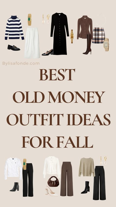 Old Money Style Outfits Work, Old Money Style Women Fall 2023, Fashion Old Money Aesthetic, Rich Mom Outfits Fall, Fall Work Outfits 2023 Women, Early Fall Work Outfits For Women 2023, Womens Autumn Outfits 2023, September 2023 Outfit Ideas, Quite Money Outfits