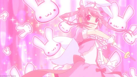 Nurse Witch Komugi, Magical Girl Aesthetic, Vaporwave Wallpaper, Animated Banners, Pink Anime, Images Kawaii, Kyoto Animation, Cute Banners, Aesthetic Gifs