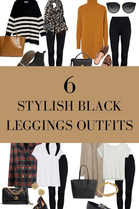 Black Leggings Work Outfit Winter, Smart Leggings Outfit, What To Wear With Leggings Over 40, Black Leggings Outfit Fall Work, How To Dress Up Black Leggings, Leggings At Work Outfits, Brown Boots With Black Leggings, Shoes To Wear With Leggings Fall Outfits, How To Dress Up Leggings For Work