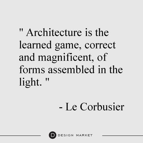 Architect Quotes, Mid Century Vintage Furniture, Furniture Mid Century Modern, Berlin Architecture, Le Corbusier Architecture, Villa Savoye, Furniture Mid Century, Interior Design Quotes, Architecture Panel