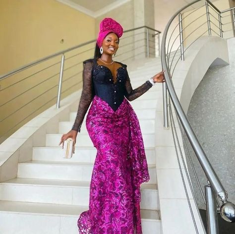 Asoebi Lace Styles Classy 2023, Aso Ebi Dresses Lace Nigerian Fashion, Owanbe Styles, Asoebi Dress, Asoebi Lace Styles, Owambe Styles, Lace Styles For Wedding, Aso Ebi Dresses, Aso Ebi Lace