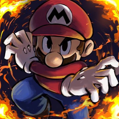 Mario Pfp, Mario Smash, Super Smash Bros Brawl, Mario Fan Art, Mario Nintendo, Nintendo Characters, Paper Mario, Super Mario Art, Nintendo Art