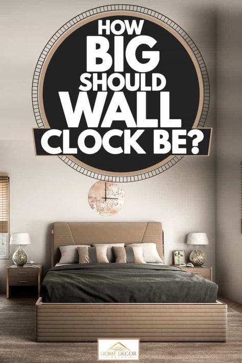 Wall Clock Bedroom Ideas, Dining Room Wall Clock, Wall Clock Decor Dining Room, Large Kitchen Wall Clocks, 45 Inch Wall Clock, Hanging Clock On Wall, Large Clocks On Walls, Wall Clock Over Fireplace Mantles, Wall Clocks For Bedroom