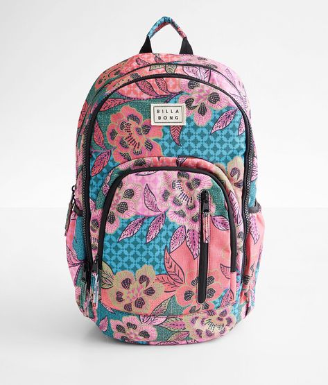 Shop the Billabong Roadie Backpack for Women at Buckle.com. The Buckle carries the latest Billabong products and styles, so come back often. Shop at Buckle.com today! Billabong Backpack, Peach Paradise, Classroom Vibes, Roxy Backpacks, Mom Backpack, Lululemon Backpack, Cutesy Clothes, Backpacking Essentials, College Things