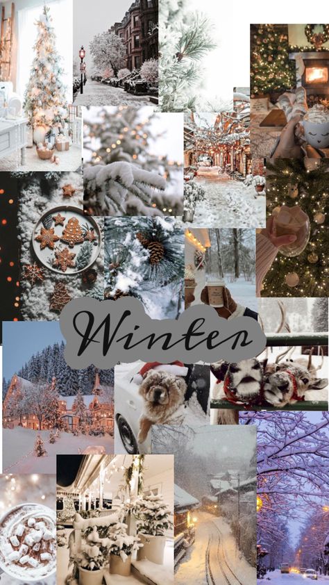 Winter collage Winter Collage Wallpaper Iphone, December Aesthetic Collage, Aesthetic Winter Collage Wallpaper, Winter Background Collage, Winter Aesthetic Wallpaper Collage, Winter Phone Wallpaper Aesthetic, Winter Mountain Aesthetic, Winter Aesthetic Collage, Winter Collage Wallpaper