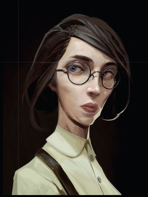 ArtStation - Portrait of Librarian, Taylor Lee Kickass Women, Vampire Masquerade, Anatomy Poses, World Of Darkness, Call Of Cthulhu, Dnd Art, Urban Fantasy, Anime Character Drawing, Female Character Design