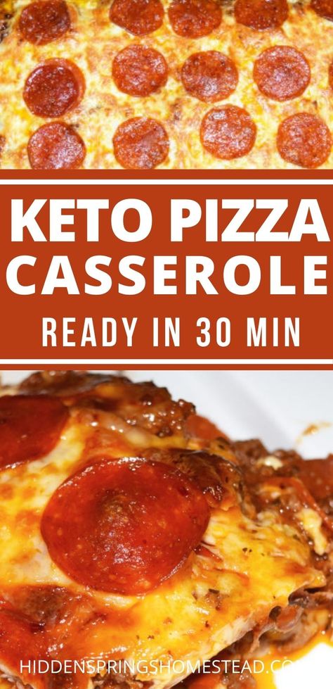 Keto Pizza Skillet Low Carb, Pizzagna Recipe Keto, Keto Low Carb Pizza Casserole Recipe, Easy Low Carb Pizza Casserole, Low Carb Pizza Bake Casserole, Crustless Pizza Casserole Low Carb, Pizza Casserole Recipe Low Carb, Quick Keto Pizza, Keto Pizza Soup Low Carb