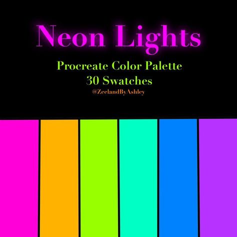 #NeonDesign #BrightIdeas #CustomNeonSigns #UniqueLighting Neon Colours Palette, Blacklight Color Palette, Bright Neon Color Palette, Neon Color Palette Bright Colours, Neon Palette Color, Neon Colors Palette, Retro Color Palette 1980s, Neon Pink Color Palette, Neon Pastel Color Palette