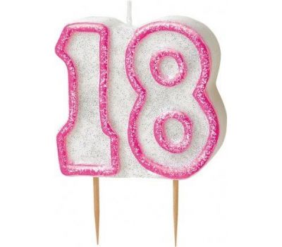 Pink 18th Birthday, 18th Birthday Candles, Night Road, Music Night, 80s Theme, Birthday Cake With Candles, 18th Birthday Party, Pink Candles, Candle Cake