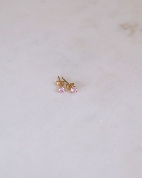 This simple CZ Stud Earrings are must-have earrings. You can make your beauty radiate when you wore CZ earrings. Size: 3 mm Gemstone: Light Pink Cubic Zirconia Material: 14K gold filled Tarnish resistant/ Hypoallergenic/ Nickel free Pink Dainty Earrings As A Gift For Her, Dainty Pink Earrings For Her, Dainty Pink Drop Earrings, Dainty Pink 14k Gold Earrings, Dainty Pink Cubic Zirconia Earrings, Pink Earrings Studs, Pink Stud Earrings, Classy Earrings, Prom Inspo