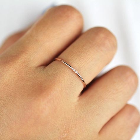 image 0 Thick Diamond Band, Gold Ideas, Minimalist Wedding Rings, Minimalist Diamond Rings, Round Wedding Band, Alphabet Symbols, Simple Rings, Diamond Engagement Band, Wedding Rings Round