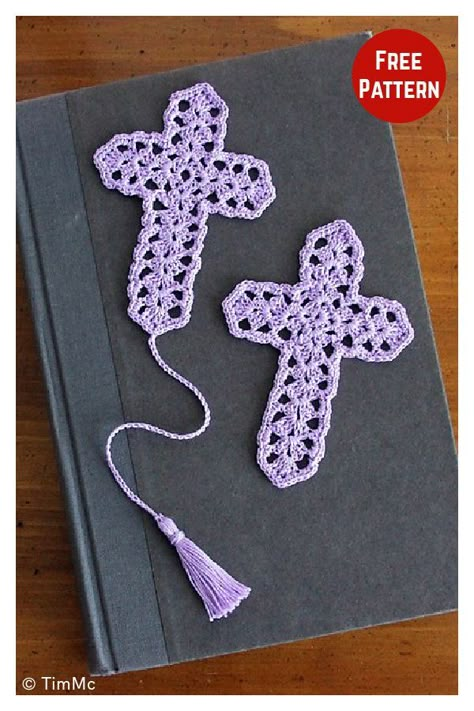 Crocheted Crosses, Crochet Book Markers, Crochet Cross Bookmark, Crochet Book Marks, Crochet Crosses, Crocheted Bookmarks, Crocheted Cross, Crochet Bookmarks Free Patterns, Easy Crochet Bookmarks