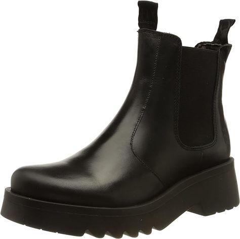 Amazon.com | Fly London Women's Chelsea Boot | Ankle & Bootie Chelsea Boots Women, Boots Waterproof, Fly London, Black Chelsea Boots, Ladies Of London, Ankle Bootie, Chelsea Boot, Amazon Fashion, Boot Shoes Women