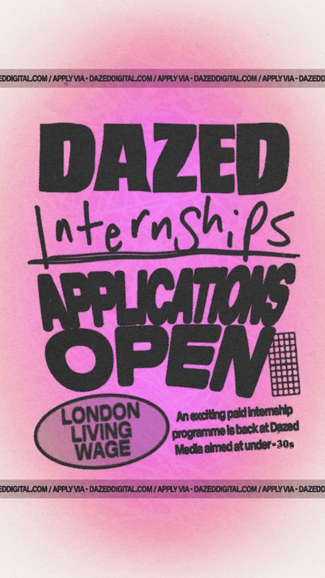 Welcome to our career site - Dazed Media Sports Podcast, Culture Media, Lightning Rod, Internship Program, Dazed And Confused, Job Opening, Cover Letter, Remote Work, About Uk