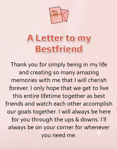 Unique Birthday Wish For Best Friend, Dear Bestie Letter, Letter For New Year, Letter For Bestie Aesthetic, Birthday Note For Bestie, Happy New Year To Best Friend, Happy Birthday To My Best Friend Quotes, Bestie Appreciation Posts, Dear Bestie Quotes