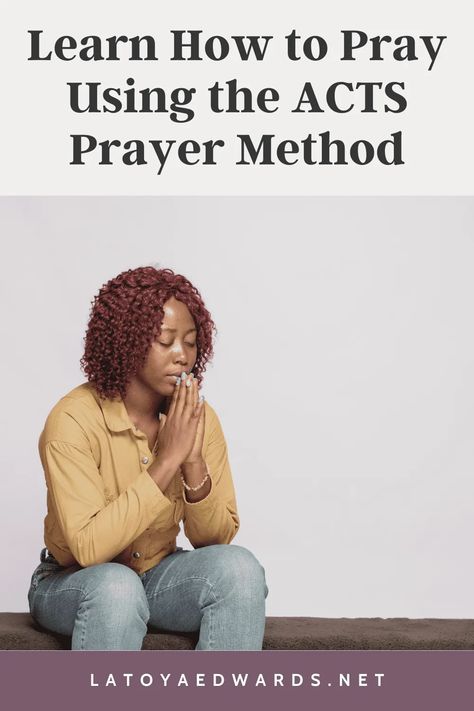 Struggling to know how to pray? The ACTS prayer method is an easy way to pray effectively. Perfect for beginners, kids and when you aren't sure how to pray during hard times. How To Pray For Beginners, Prayer Acronym, 2024 Prayers, Acts Prayer, How To Pray Effectively, He Is Lord, Praying For Others, Fast And Pray, Learning To Pray