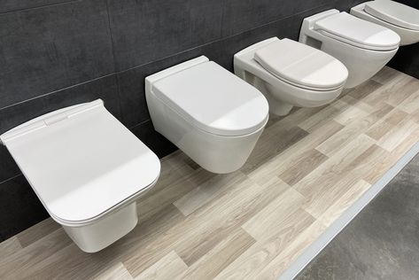 #Toilets come in various designs and utilize different flush systems. When shopping for a new one, it helps to know what's available. Upflush Toilet, Ada Toilet, Guard Up, Composting Toilets, Corner Toilet, Long Pipe, Toilet Repair, Toilet Installation, The Family Handyman