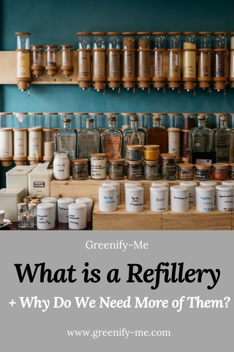 What is a refillery? Essentially it's a zero waste store you can refill goods without single-use plastic. Here's what you need to know. #zerowaste #refillery #plasticfree No Waste Grocery Store, Zero Waste Store Ideas, Soap Refill Station, How To Start A Refill Store, Refill Store Ideas, Refillery Store Design, Zero Waste Store Design, Mobile Refillery, Refillery Store