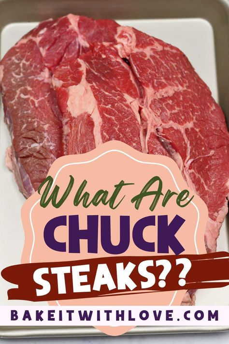 Bone In Chuck Steak Recipes, Beef Chuck 7 Bone Steak Recipes, How To Cook Beef Chuck Steak, Smoked Chuck Steak, Sliced Chuck Steak Recipes, Chuck Steak Recipes Grilled, Chuck Roll Steak Recipes, Chuck Beef Steak Recipes, Beef Chuck Pectoral Steak Recipes