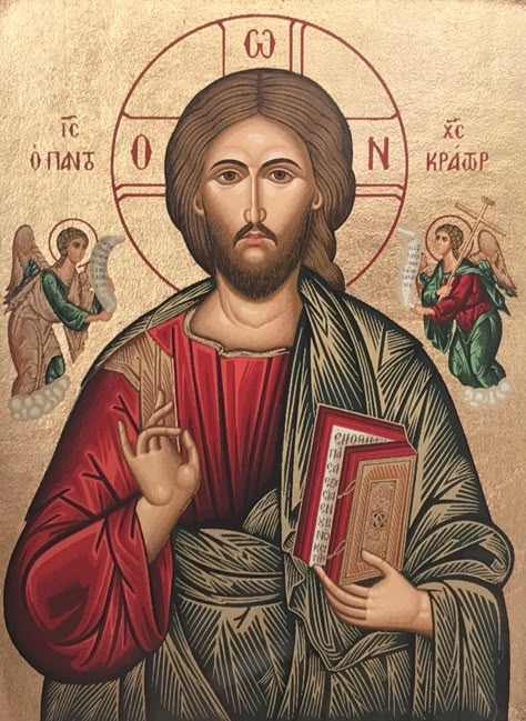 Jesus Christ Orthodox Icons, Jesus Orthodox Icons, Jesus Iconography, Theotokos Icon, Orthodox Jesus, Catholic Iconography, Che Guevara Art, Catholic Icons, Christ Pantocrator