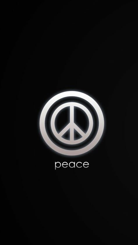 Peace Symbol Aesthetic, Peace Logo Wallpaper Hd, Peace Logo Wallpaper, Peace Black Wallpaper, Peace Wallpaper Symbol, Peace Logo Symbols, Peace Wallpaper Black, Peace Logo Art, Peace Dp