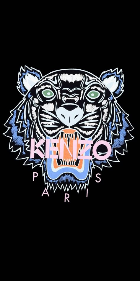 Tiger Wallpaper Iphone, Kenzo Wallpaper, Tipografi 3d, Kenzo Logo, Beach Logo, Tiger Wallpaper, Paris Wallpaper, Iphone Wallpaper Photos, Iphone Wallpaper Themes