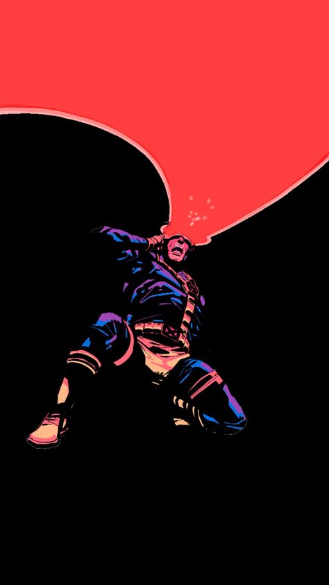 Xmen Cyclops Art, Marvel Cyclops, Cyclops Xmen, X-men Wallpaper, Retro Comic Art, Spiderman Comic Art, Vaporwave Wallpaper, Men Art, Marvel Xmen