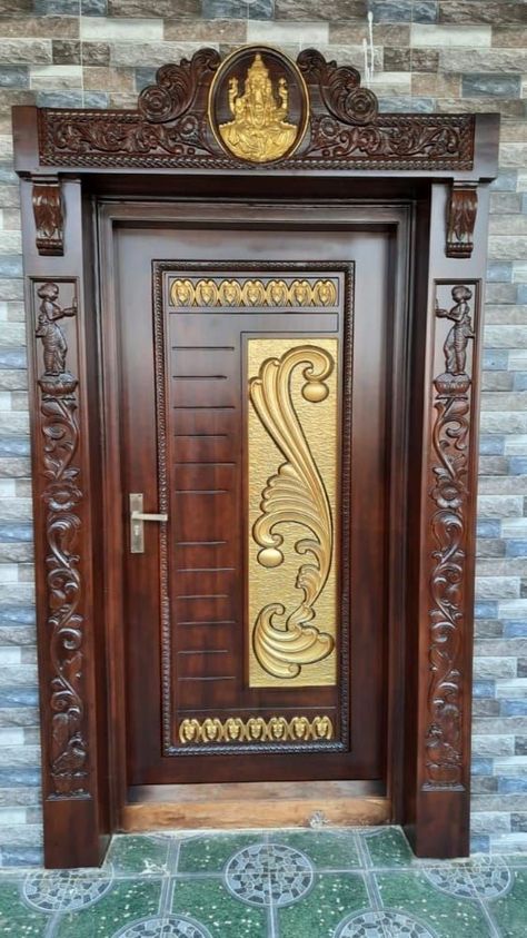 front door decor | front gate design | wooden gate design front door decor front doors front door ideas front gate design wooden gate design wooden gates designs gate design modern Front Single Door Design Wood Modern, Indian Entrance Door Design, Main Door Arch Design Entrance, Main Door Vasakal Design, Wooden Main Door Design Wooden Main Door Design Entrance Modern, Indian Main Door Design Entrance House, Main Door Arch Design, Maindoors Design Indian, Front Door Design Wood Entrance