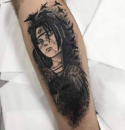 16 Tattoo, Naruto Tattoo, Eye Tattoo, Tattoo Sleeve Designs, Dope Tattoos, Anime Tattoos, Forearm Tattoos, Itachi Uchiha, Tattoo Stencils