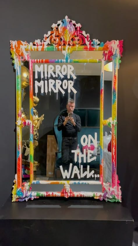 You searched for Mirror - Jimmie Martin Mirror Engraving Ideas, Words On Mirror, Mirror In Bedroom Ideas, Wall Graffiti Ideas, Painted On Mirror, Crazy Mirror, Paint On Mirror, Weird Mirror, Painting On Mirror