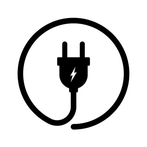 The Plug Logo, Plug Illustration, Electric Logo Design, Electric Symbols, Plug Logo, Electrical Logo, Electricity Logo, Electric Icon, Electric Logo