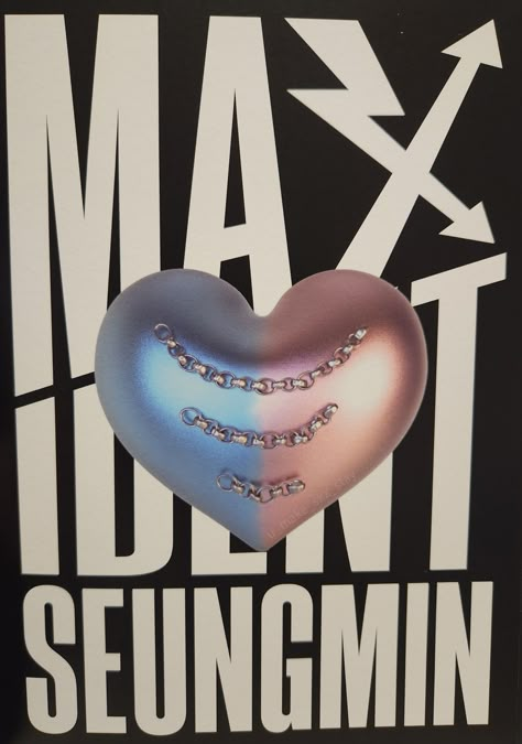 Stray Kids Maxident photobook scan (HEART Ver.) Maxident Wallpaper, Seungmin Heart, Heart Animation, Stray Kids Maxident, Printable Wall Poster, Smile Eyes, Hearts Background, Skz Aesthetic, The Seagull