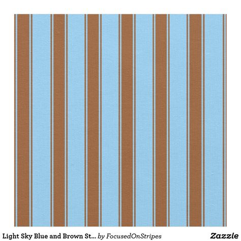 Light Sky Blue and Brown Stripes Pattern Fabric Stripes Pattern Fabric, Stripes Pattern Design, Experimental Design, Light Sky Blue, Stripes Fabric, Brown Line, Blue And Brown, Eco Friendly Fabric, Pattern Fabric