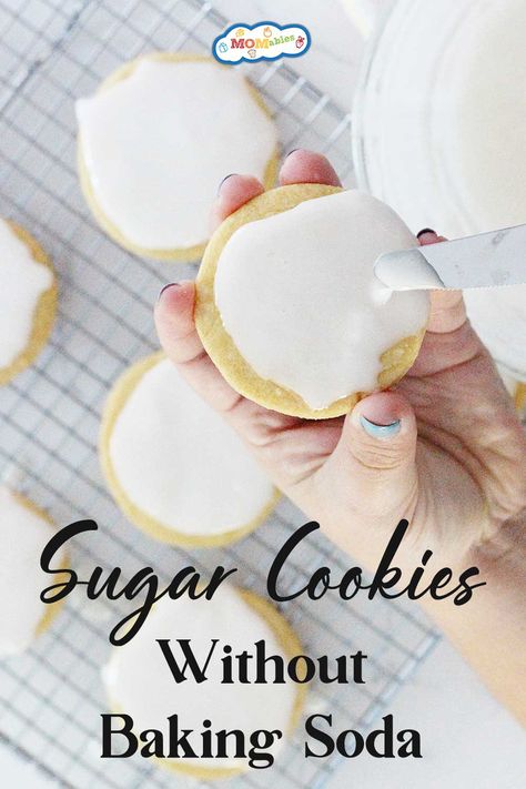 The ultimate sugar cookie recipe for cut-out cookies without baking powder or baking soda ! Sugar Cookie Recipe No Baking Soda, Sugar Cookie Recipe No Baking Powder, Cookies No Baking Powder, Cookie Without Butter, Sugar Free Chocolate Chip Cookies Recipe, Cookies No Baking Soda, Cookies Without Baking Powder, Cookies Without Baking Soda, Cookie Recipe Without Baking Soda