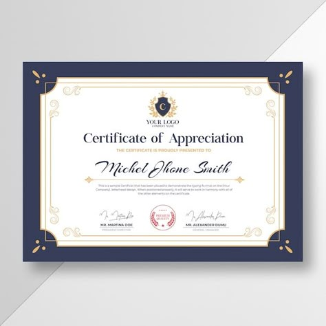 College Certificate Design, Certificate Design Inspiration, Certificate Of Merit, Diploma Design, Graduation Certificate Template, Certificate Of Achievement Template, Education Certificate, Certificate Design Template, Certificate Frames