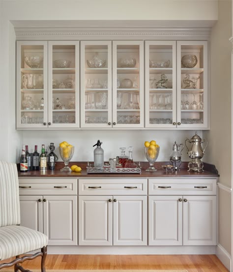 Design Trends for 2019 Built In China Cabinet Kitchen, Dinning Room Cabinet, 2nd Kitchen, Dining Room Cupboards, Dining Room Built Ins, Dining Room Storage Cabinet, Dining Room Built In, Built In China Cabinet, Built In Buffet