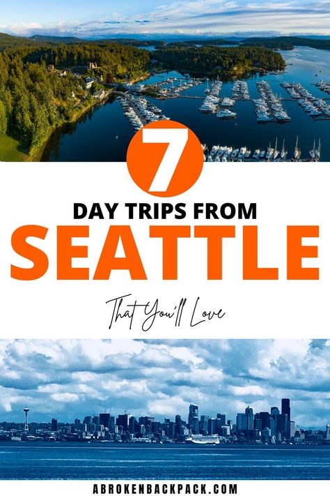 Need inspiration to find day trip from Seattle in winter?✔ Explore your options for day trips and getaways just outside Seattle. Seattle Day Trips, Seattle Itinerary, State Bucket List, Seattle Winter, Washington Things To Do, Day Trips From Seattle, Seattle Travel Guide, Best Weekend Trips, Things To Do In Seattle