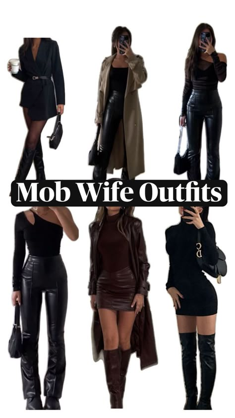 Wife Outfits, Wife Style, Chic Winter Outfits, Winter Fashion Outfits Casual, Mob Wife, Everyday Fashion Outfits, Marchesa, Edgy Outfits, Fall Fashion Outfits