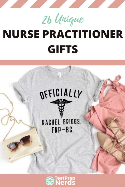 Here are 26 unique nurse practitioner gift ideas! These gifts make great graduation gifts, nurse practitioner week gifts, as well as a simple thank-you gift. Gifting guide includes Etsy and Amazon gift ideas! Nurse Practitioner Graduation Gift, Nurse Practitioner Week, Nurse Lifestyle, Nurse Practitioner Graduation, Nurse Practioner, Nurse Practitioner School, Diy Nursing, Nurse Practitioner Gifts, School Lifestyle