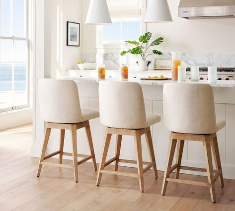 Kitchen Stools With Back, Kitchen Counter Chairs, Island Bar Stools, Bar Chairs Kitchen, Counter Stools With Backs, White Stool, Island Stools, Bar Stools Kitchen Island, White Bar Stools