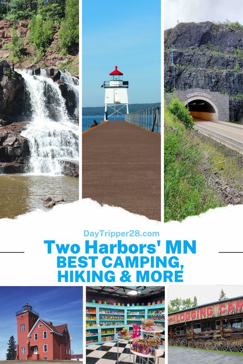 An accessible North Shore escape awaits in the scenic town of Two Harbors, Minnesota. Unlock the area's best hiking trails, historic lighthouses, charming downtown and more with this guide to 32 must-do attractions perfect for all ages and abilities. Click to discover your ideal Two Harbors getaway! Two Harbors Minnesota, Bavaria Downs Minnesota, North Shore Mn, Two Harbors Mn, North Shore Minnesota, Minnehaha Falls Minnesota, Two Harbors, Fall Break, North Shore