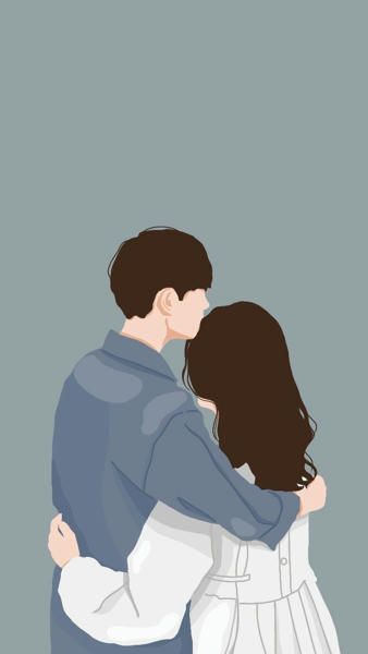 Cartoon Couple Photos, Sweet Couple Cartoon, Hug Cartoon, Hug Illustration, Seni Korea, Book Cover Artwork, Love Cartoon Couple, Hugging Couple, Cartoon Couple