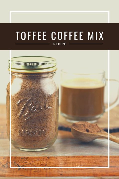 Homemade Coffee Mix Recipe, Diy Instant Tea Powder, Flavored Instant Coffee Mixes, Coffee Ground Recipes, Coffee Mixes Recipes, Dry Coffee Mix Recipes, Instant Drink Mix Recipes, Christmas Coffee Mix Recipe, Healthy Instant Coffee Recipes