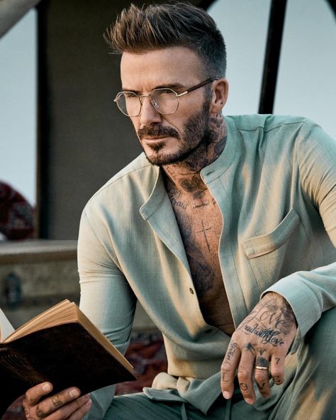 Stylish Glasses For Men, David Beckham Style, Mens Glasses Fashion, Hair Replacement Systems, Reading Glasses Men, Mens Casual Dress Outfits, Hair System, Stylish Glasses, Fashion Eyeglasses