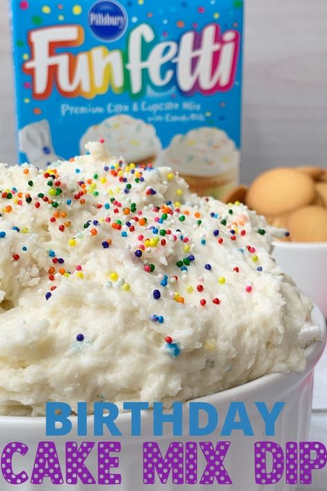 Cake Mix Dessert Dips, Confetti Dip With Cream Cheese, Dunkaroo Dip Recipe Cream Cheese, Funfetti Dip With Cream Cheese, Birthday Cake Cream Cheese, Cake Batter Dip Funfetti, Cake Dip Funfetti, Cream Cheese Dips Sweet, Funfetti Dip 3 Ingredients