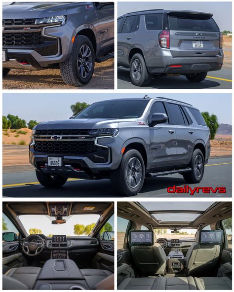 2021 Chevrolet Tahoe Z71 | DailyRevs.com Mom Car Vehicles, Chevy Suv Tahoe, 2021 Chevy Tahoe, Tahoe Chevy, Mom Cars, Chevy Tahoe Z71, Tahoe Z71, Chevy Suv, Cafe Racer Moto