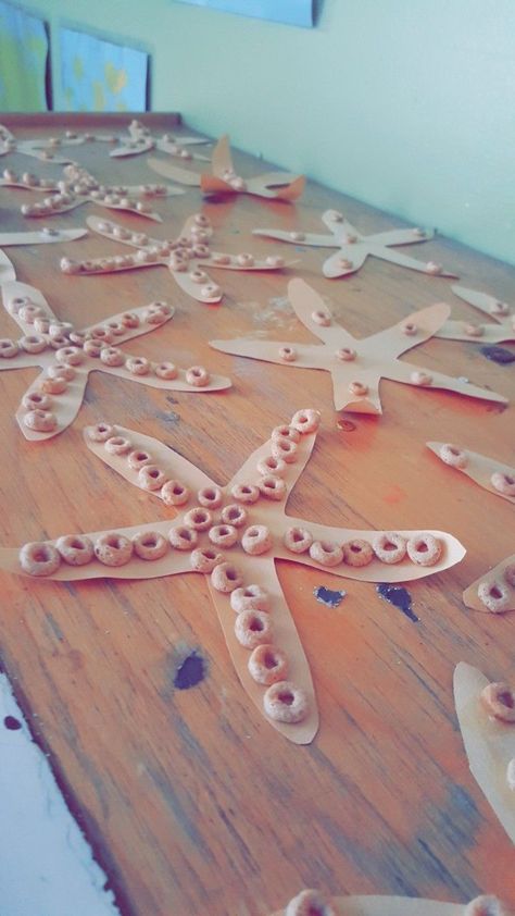 Starfish Cutout, Ocean Kids Crafts, Ocean Theme Preschool, Under The Sea Crafts, Summer Preschool, Ocean Kids, Vbs Crafts, Sea Crafts, Daycare Activities