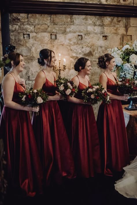 Christmas Bridesmaid Dresses, Bridesmaid Dresses Styles, Burgandy Bridesmaids Dress, Deep Red Bridesmaid Dresses, Short Burgundy Dress, Wine Red Bridesmaid Dresses, Dark Red Bridesmaid Dresses, Bridesmaid Dresses Red Long, Deep Red Wedding