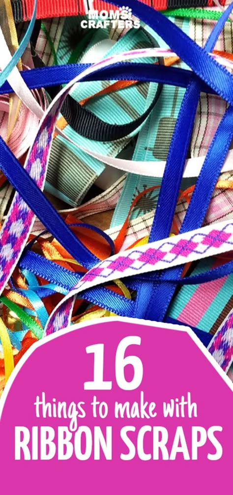 Looking for some cool things to make with ribbon scraps? These stash-busting ribbon crafts for kids, teens, and adults are easy, fun, and includes loads of no-sew ideas! Just grab your leftover ribbon remnants and DIY! Ribbon Crafts For Kids, Things To Make With Ribbon, Ribbon Projects, Arts And Crafts For Adults, Arts And Crafts For Teens, Ribbon Crafts Diy, Unicorn Ornaments, Easy Arts And Crafts, Art And Craft Videos